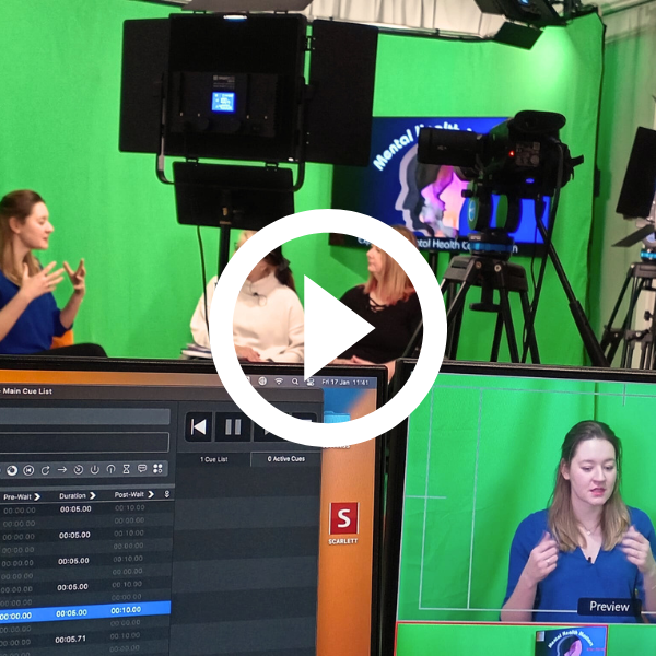 Podcast studio TV Show Personalised EFT tapping session with Dominika for emotional wellbeing